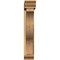 Ekena Millwork Funston Traditional Rough Sawn Bracket w/ Offset Brace, Western Red Cedar, 6"W x 26"D x 34"H BKT0604X26X34FST01RWR - alternate 3